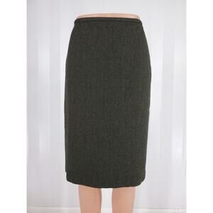 LOFT Women's Dark Gray Straight Skirt Sz 0